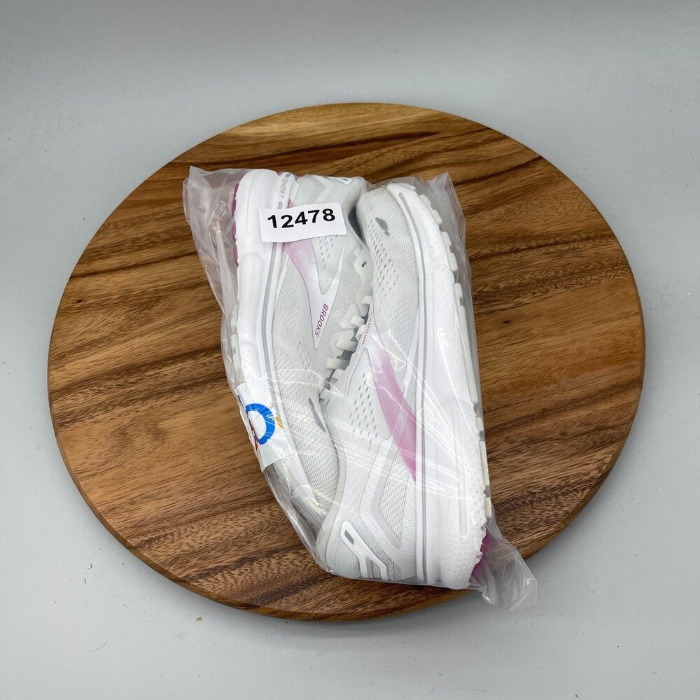 Brooks Ghost 15 Shoes Womens Size 8 B White Running Comfort Walking Sneakers Gym - Picture 9 of 9